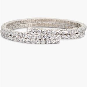 NWT Nadri Crystal Wrap Tennis Bracelet